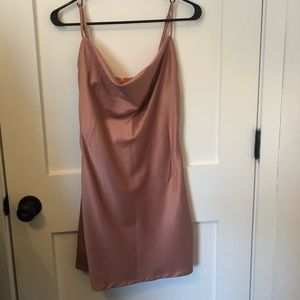 Nude slip dress